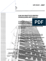 CP 012-1-2007 - Cod de Practica Pentru Producerea Betonului