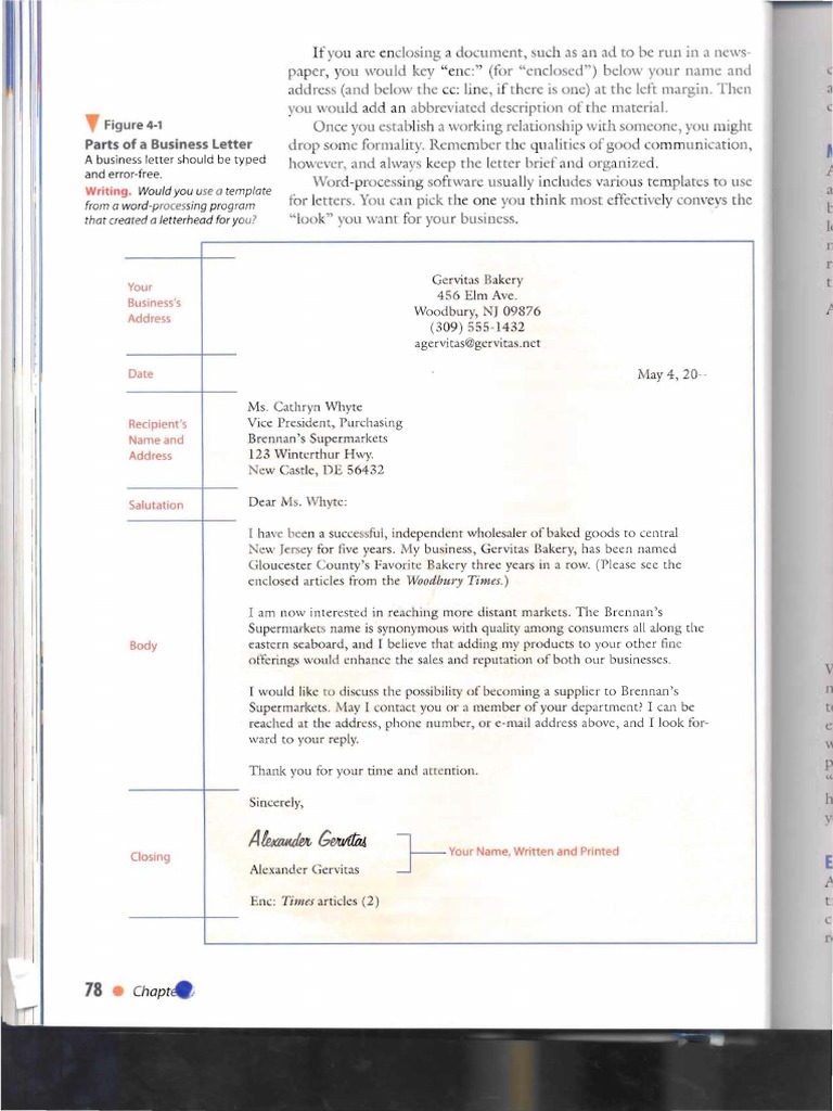 Business Letter Format Guide | PDF