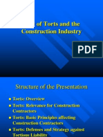 Presentation on Tort-Construction