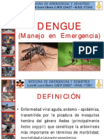 Dengue Manejo en Emergencia