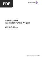 Download Alcatel-Lucent Application Partner Program API Definitions  by nunomgtorres SN249752229 doc pdf