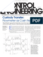 Custody Transfer - Flowmeter As Cash Register