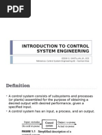 Week 1 - Intro To Control Systems