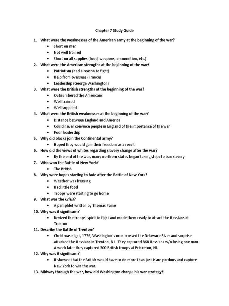 American revolution worksheet pdf image