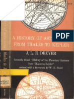 Dreyer History of Astronomy From Thales Kepler