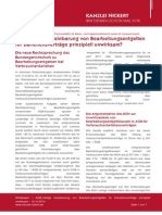 NICKERT Whitepaper AGB-mäßige Vereinbarung Von Bearbeitungsentgelten Für Darlehensverträge Prinzipiell Unwirksam