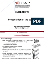 Presentation English Viii