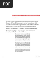 Migration's funnel effect from Central to North America (Schlossplatz 3 Issue17 Walls)