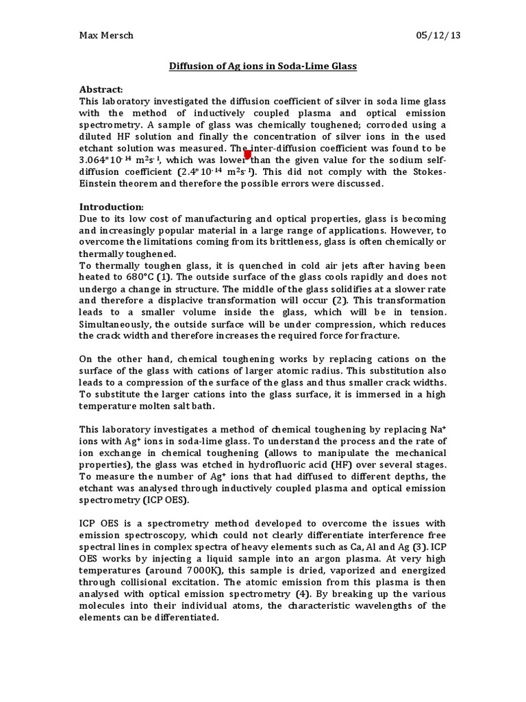 ICP Aplha PDF Spectroscopy Glasses