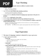 Type Checking: CS416 Compiler Design 1