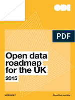 Open data roadmap for the UK - 2015