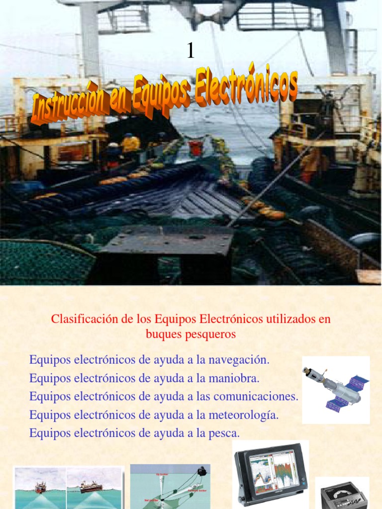 Equipos Electrónicos en Buques Pesqueros | PDF | Sistema de