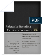 Referat Doctrine Economice