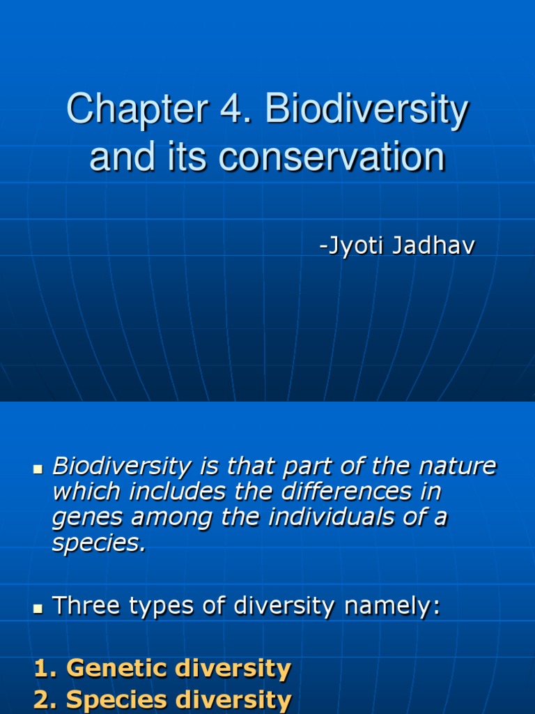 Biodiversity and Its Conservation | PDF | Conservation Biology | Extinction