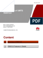 Introduction of UMTS RAN15.0 - V1.3