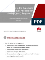 Introduction To The Automatic NodeB and Cell Allocation in The BSC6910 Feature V1.0