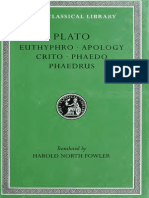 Plato Dialogus Loeb v1 Euthyphro Apology Crito Phaedo Phaedrus