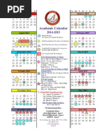 14 15 Geometry Calendar | PDF