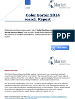 Global Tea Color Sorter 2014 Market Research Report