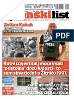 Sibenski List, 11. Prosinca 2014