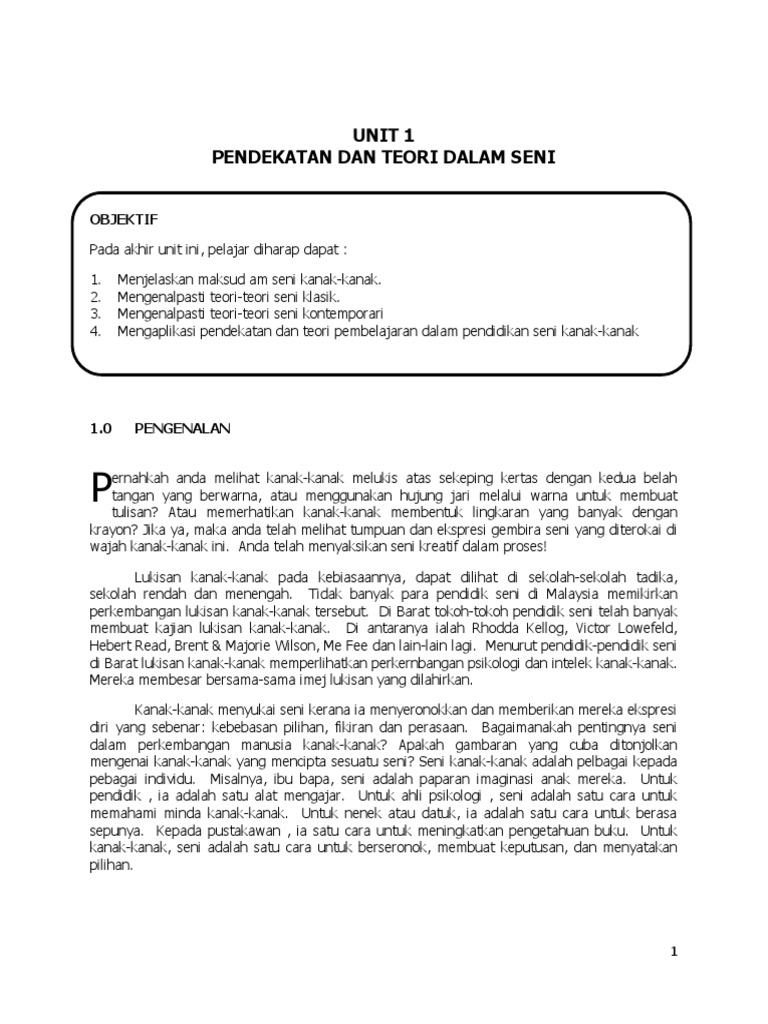 Unit 1 Hingga Unit 4 Pdf Pdf