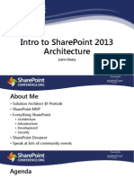 Intro To SharePoint 2013 Architecture