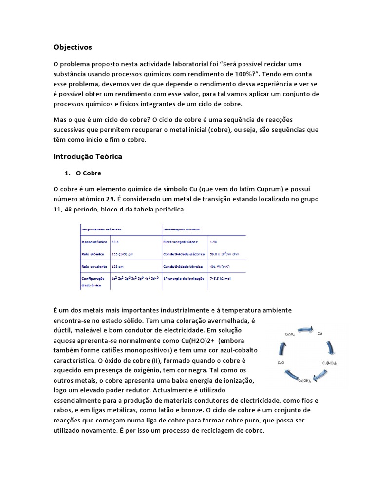 Como Fazer Um Relatorio De Quimica Aula Pratica