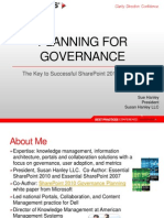 Best Practices For SharePoint 2010 Governance-Hanley