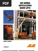 Download JLG 600 SERIES ARTICULATING BOOM LIFTS 600A  600AJ by LiftLiquidators SN2497886 doc pdf