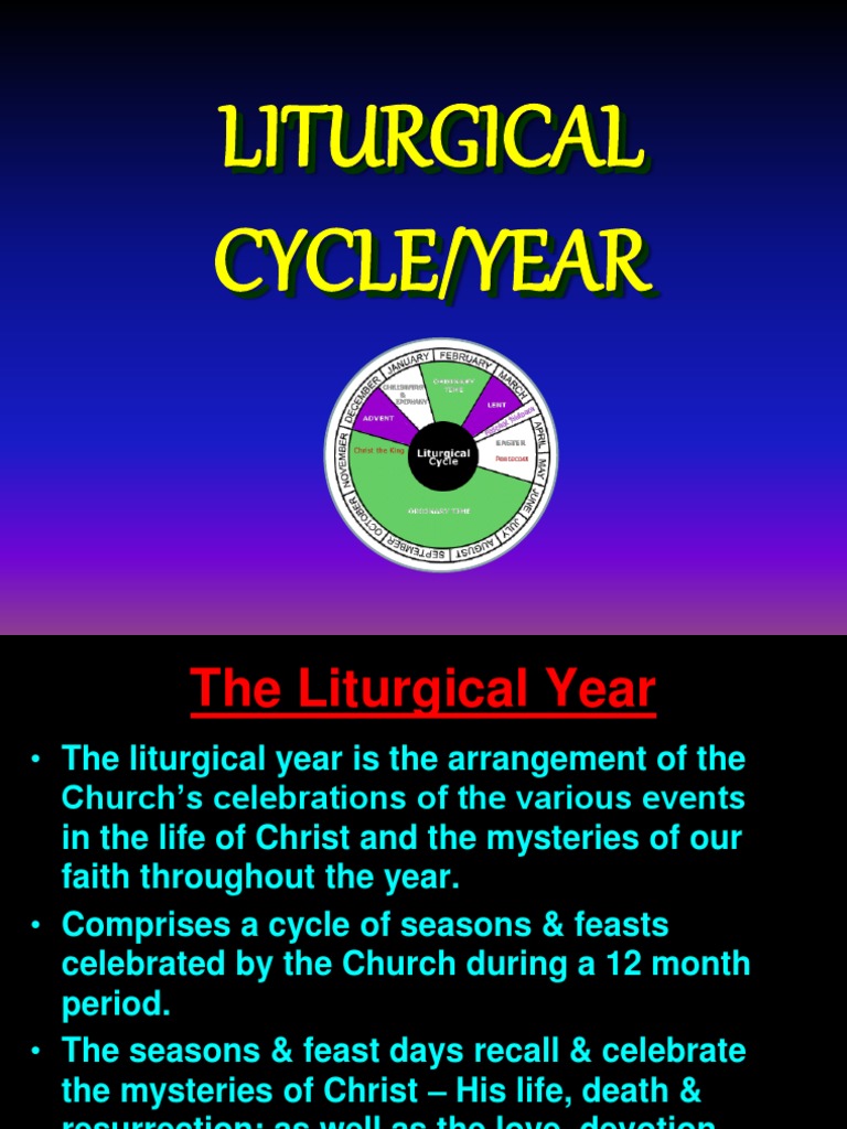 Liturgical Calendar Pdf Liturgical Year Easter