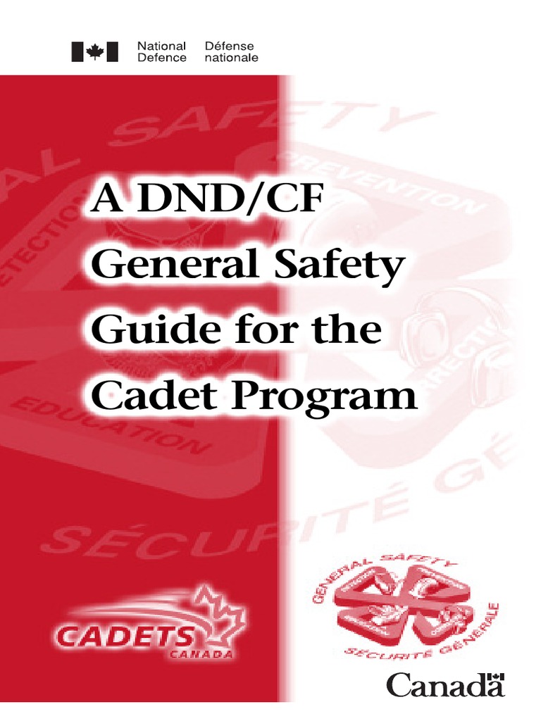 DND General Safety Guide for Cadets | PDF | Safety | Occupational ...