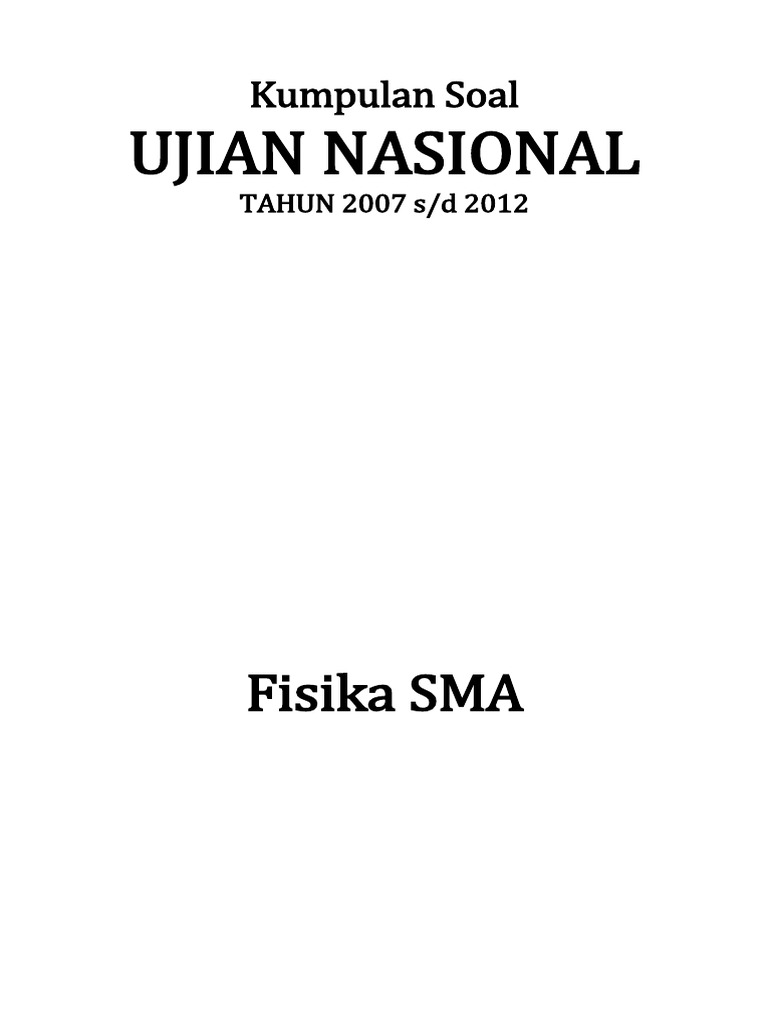 Soal ujian masuk s2 fisika