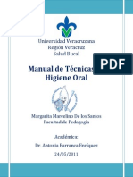 Manual de Tecnicas de Hiegiene Oral