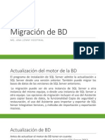 Migración de BD