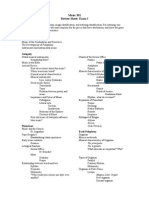 Music 301 Review Sheet: Exam I: Test Format