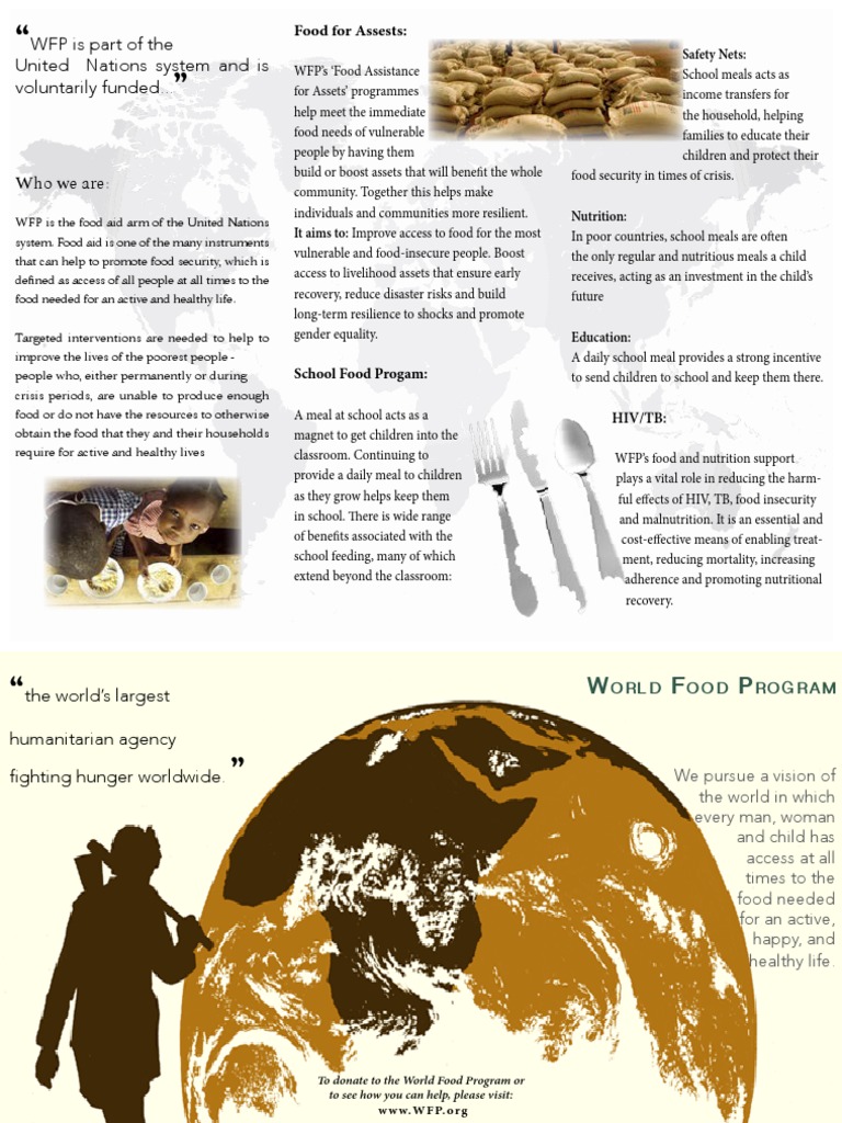 World Food Program: Fighting Hunger Globally | PDF | Social Science ...