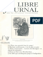 Libre Journal de la France Courtoise N°084