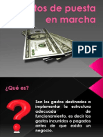 Costos de Puesta en Marcha