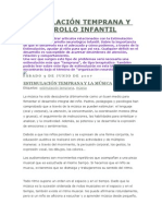 Estimulación Temprana y Desarrollo Infantil