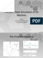 Transient State Simulation of DC Machine