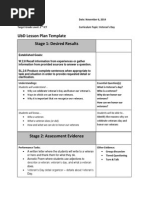 graduate observation 2 - veterans day lesson 