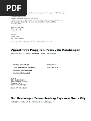 Location Taman Lestari Putra Bandar Putra Permai