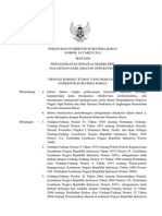 Peraturan Gubernur Sumatera Barat Nomor 61 Tahun 2011