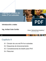 R&S - CCNA1 - ITN - Chapter9 - División de Redes IP en Subredes