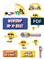 worship in a box shine logos and pics for decoration