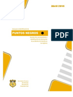 Criterios Técnicos para Identificación Puntos Negros de Accidentes de Tránsito en La Region-2014