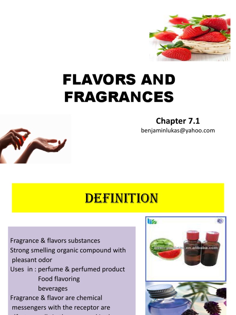 IntroductionFlavors and Fragrance Perfume Ester