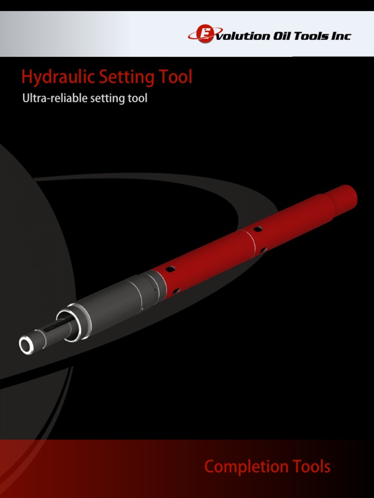Hydraulic Setting Tool Product Brochure PDF