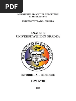 Anale Istorie Oradea 2008