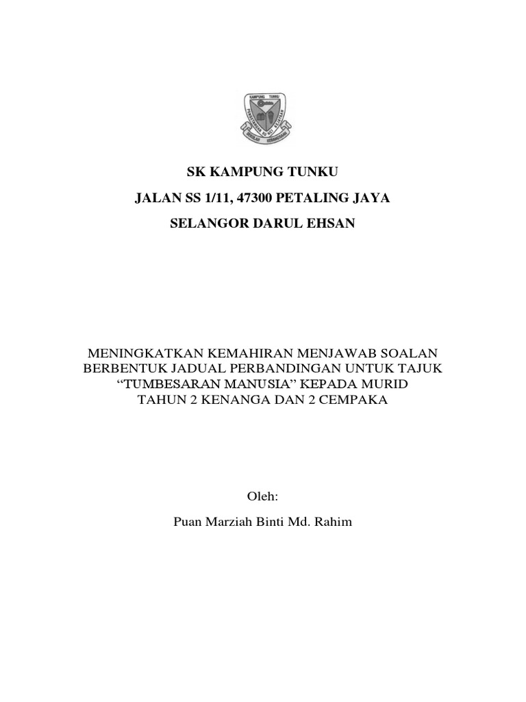 Kajian Tindakan Sains Pdf